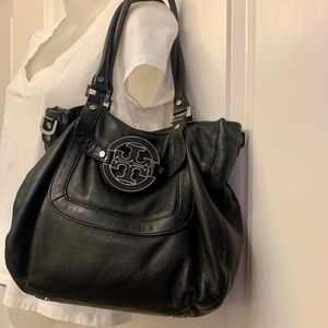 Tory Burch black leather purse and wallet